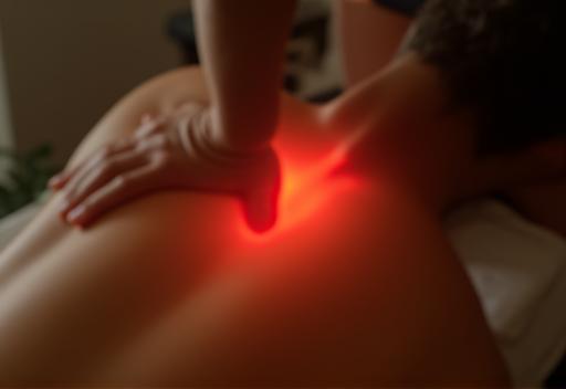 Deep tissue massage targeting knots for improved mobility